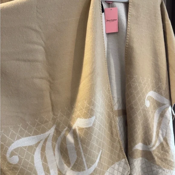 Juicy Couture Beige Cape with Ivory Accents - Picture 4 of 5